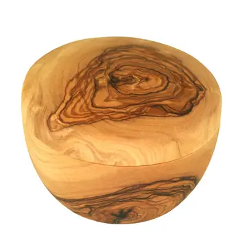 Olive Wood Shaving Box with Lid