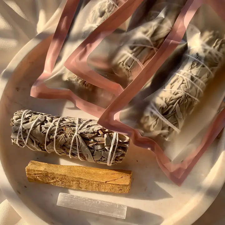 Good Vibes Palo Santo & White Sage Smudge Set