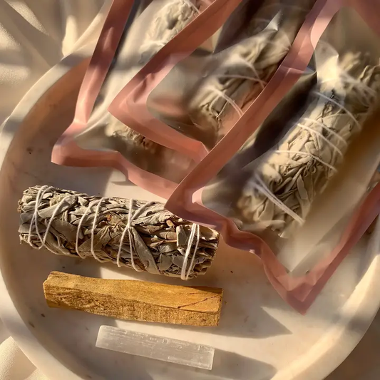 Good Vibes Palo Santo & White Sage Smudge Set