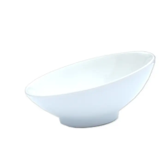 Shaving Pot Porcelain Bowl White/Slant