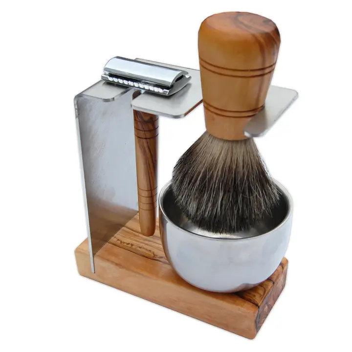 Razor Stand Sylt Plus For Brush & Safety Razor with Crucible